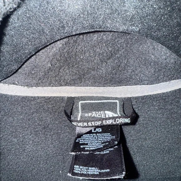 The North Face Black Fleece Zip Up Sweater - Picture 3 of 4